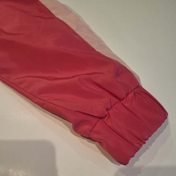 NWT Ashley By 26 International Women's Pink & White Bomber Jacket Size S - Picture 8 of 10